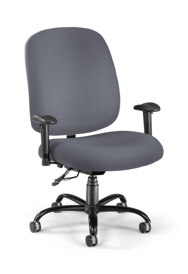 OFM Model 700-AA6 Big and Tall Upholstered Swivel Task Chair with Arms